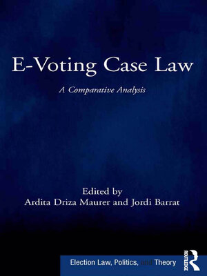 cover image of E-Voting Case Law
